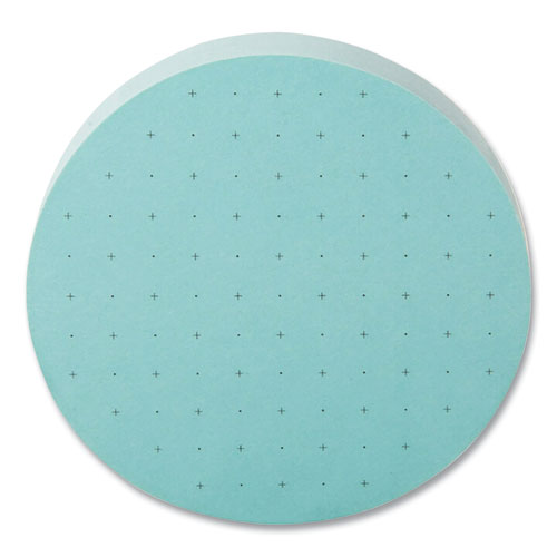 Noted by Post-it® Brand Round Adhesive Notes, 2.9 X 2.9, Turquoise, 100-sheet freeshipping - TVN Wholesale