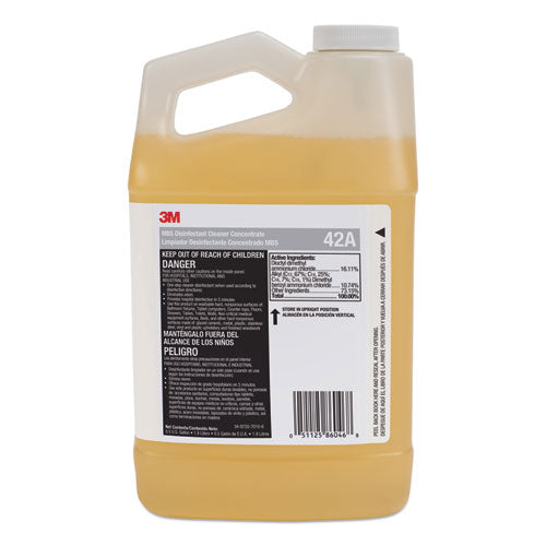 3M™ Mbs Disinfectant Cleaner Concentrate, 0.5 Gal Bottle, Unscented, 4-carton freeshipping - TVN Wholesale
