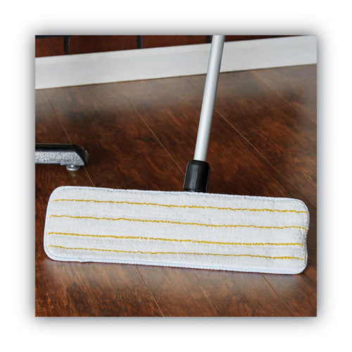 3M™ Easy Shine Applicator Pad, Microfiber, 18", White-yellow, 10-carton freeshipping - TVN Wholesale
