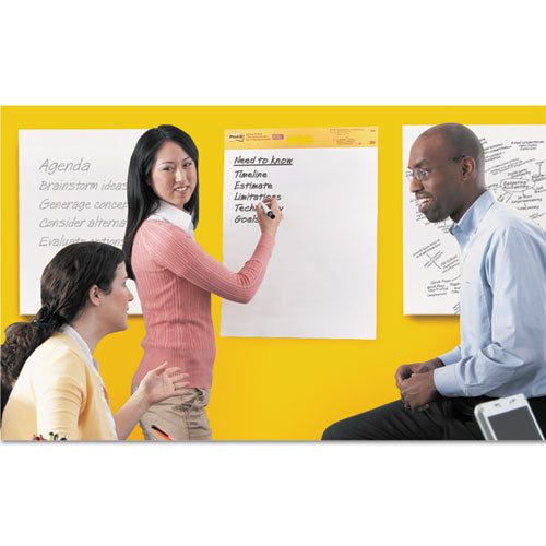 Post-it® Easel Pads Super Sticky Self-stick Wall Pad, Manuscript Format (primary 3" Rule), 20 White 20 X 23 Sheets, 2-pack freeshipping - TVN Wholesale
