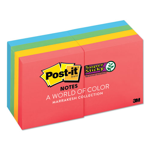 Post-it® Notes Super Sticky Pads In Playful Primary Colors, 2 X 2, 90 Sheets-pad, 8 Pads-pack freeshipping - TVN Wholesale