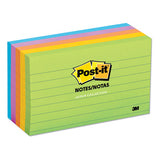 Post-it® Notes Original Pads In Floral Fantasy Colors, 3 X 5, Lined, 100 Notes-pad, 5 Pads-pack freeshipping - TVN Wholesale