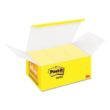 Post-it® Notes Original Pads In Canary Yellow, 1 3-8 X 1 7-8, 100 Sheets-pad, 24 Pads-pack freeshipping - TVN Wholesale