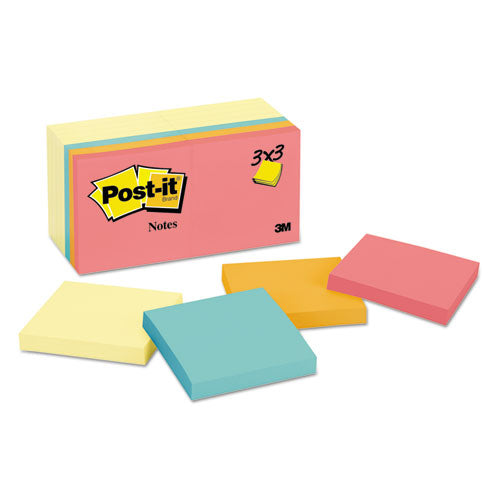 Post-it® Notes Original Pads Value Pack, 3 X 3, Canary Yellow-poptimistic Collection Colors, 100 Notes-pad, 18 Pads-pack freeshipping - TVN Wholesale