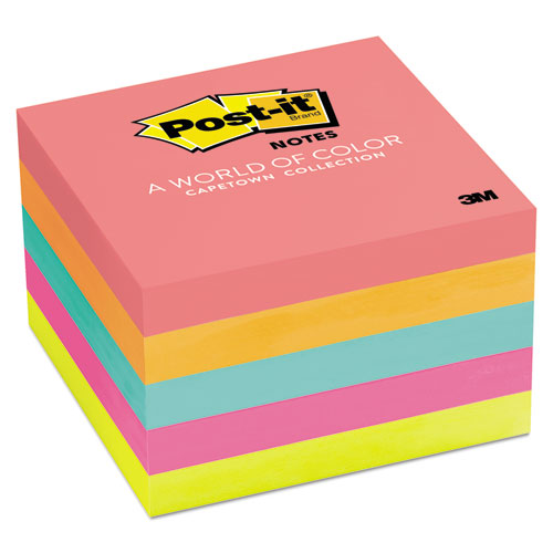 Post-it® Notes Original Pads In Poptimistic Colors, 3 X 3, 100 Notes-pad, 5 Pads-pack freeshipping - TVN Wholesale