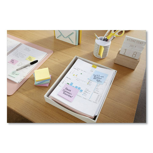 Post-it® Notes Original Pads In Beachside Cafe Colors, 3 X 3, 100 Notes-pad, 12 Pads-pack freeshipping - TVN Wholesale