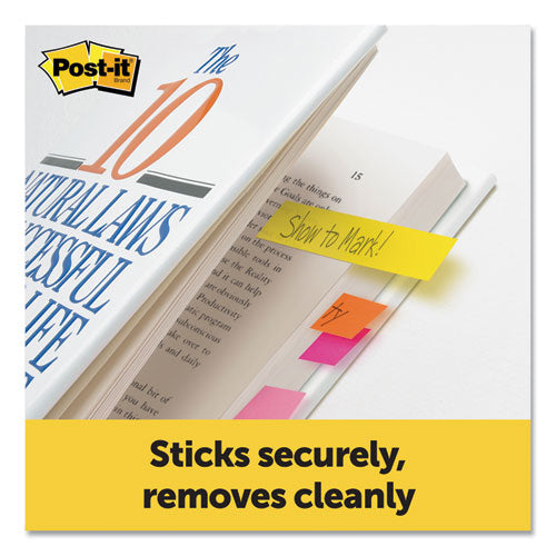 Post-it® Page Flag Markers, Assorted Brights, 50 Strips-pad, 4 Pads-pack freeshipping - TVN Wholesale