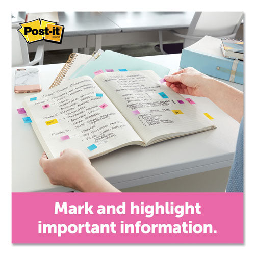 Post-it® Flags Page Flags In Portable Dispenser, Assorted Brights, 60 Flags-pack freeshipping - TVN Wholesale