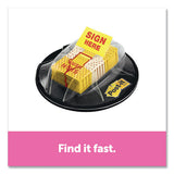 Post-it® Flags Page Flags In Dispenser, "sign Here", Yellow, 200 Flags-dispenser freeshipping - TVN Wholesale