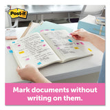 Post-it® Flags Page Flags In Desk Grip Dispenser, 1 X 1 3-4, Yellow, 200-dispenser freeshipping - TVN Wholesale