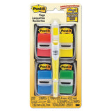 Post-it® Flags Page Flag Value Pack, Assorted, 200 1" Flags + Highlighter With 50 1-2" Flags freeshipping - TVN Wholesale