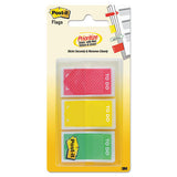 Post-it® Flags Arrow Message 1" Page Flags, Sign Here, Yellow, 50-dispenser, 12 Dispensers-pk freeshipping - TVN Wholesale
