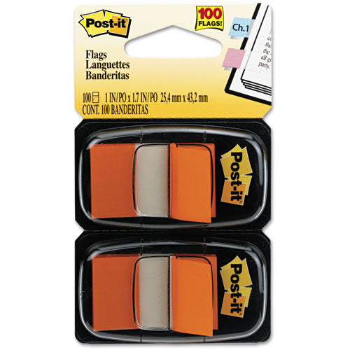 Post-it® Flags Standard Page Flags In Dispenser, White, 100 Flags-dispenser freeshipping - TVN Wholesale