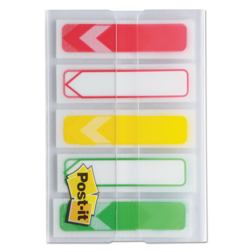 Post-it® Flags Arrow 1-2" Prioritization Page Flags, Red-yellow-green, 100-pack freeshipping - TVN Wholesale