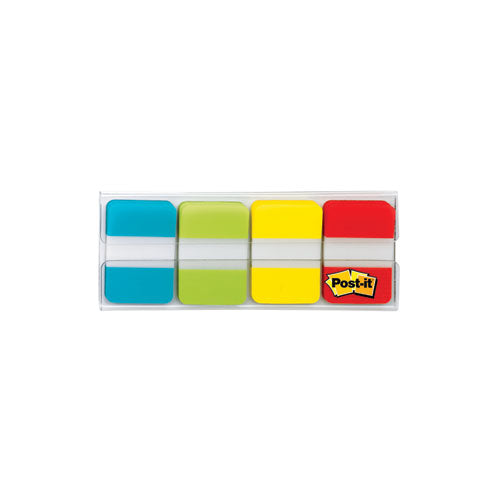 Post-it® 1" Wide Tabs With Dispenser, Aqua, Lime, Red, Yellow, 88-pack freeshipping - TVN Wholesale