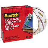 Scotch® Book Tape, 3" Core, 1.5" X 15 Yds, Clear freeshipping - TVN Wholesale