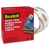 Scotch® Book Tape, 3" Core, 2" X 15 Yds, Clear freeshipping - TVN Wholesale