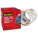 Scotch® Book Tape, 3" Core, 4" X 15 Yds, Clear freeshipping - TVN Wholesale