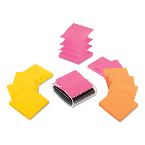 Post-it® Pop-up Notes Super Sticky Pop-up Dispenser Value Pack, 3 X 3, Black-clear freeshipping - TVN Wholesale