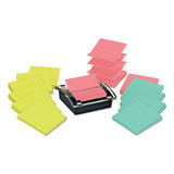 Post-it® Pop-up Notes Super Sticky Pop-up Dispenser Value Pack, 3 X 3, Black-clear freeshipping - TVN Wholesale