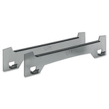 Post-it® Wall Easel, Adhesive Mount, Plastic, Smoke, 2-pack freeshipping - TVN Wholesale