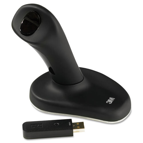 3M™ Ergonomic Wireless Three-button Optical Mouse, 2.4 Ghz Frequency-30 Ft Wireless Range, Right Hand Use, Black freeshipping - TVN Wholesale