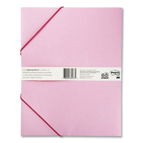Noted by Post-it® Brand Folio, 1 Section, Letter Size, Pink, 2-pack freeshipping - TVN Wholesale