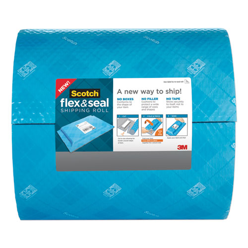 Scotch™ Flex And Seal Shipping Roll, 15" X 200 Ft, Blue-gray freeshipping - TVN Wholesale