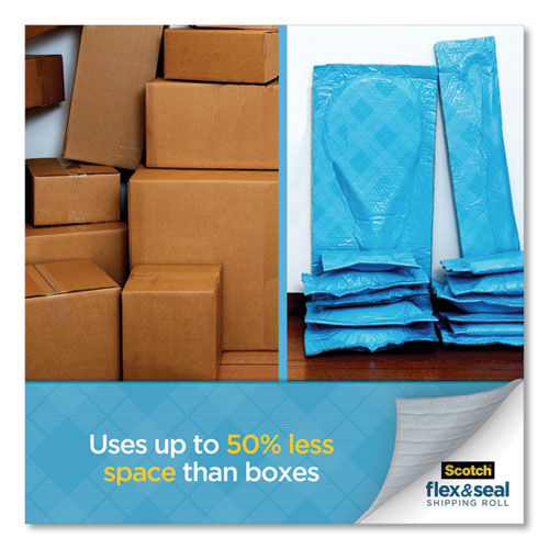 Scotch™ Flex And Seal Shipping Roll, 15" X 20 Ft, Blue-gray freeshipping - TVN Wholesale