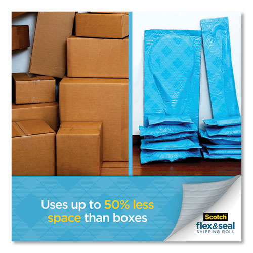Scotch™ Flex And Seal Shipping Roll, 15" X 50 Ft, Blue-gray freeshipping - TVN Wholesale