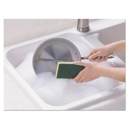 Scotch-Brite® Heavy-duty Scrub Sponge, 4.5 X 2.7, 0.6" Thick, Yellow-green, 3-pack freeshipping - TVN Wholesale