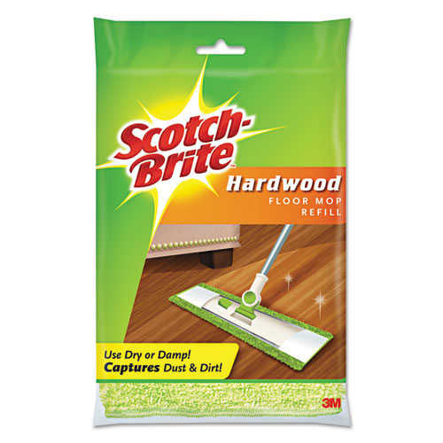 Scotch-Brite® Hardwood Floor Mop Refill, Microfiber freeshipping - TVN Wholesale