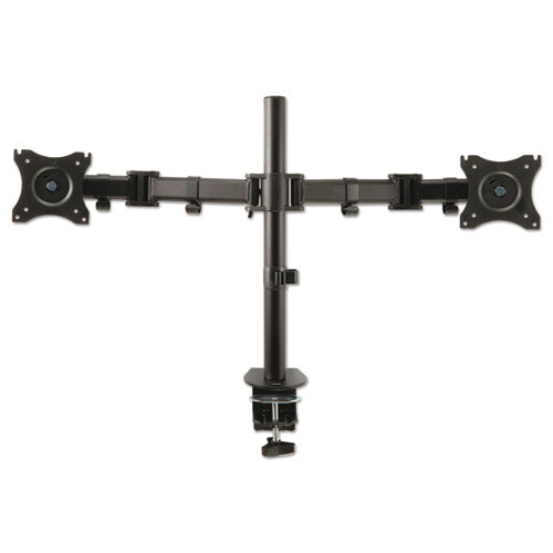 3M™ Dual Monitor Mount, For 27" Monitors, 360 Degree Rotation, +45 Degree--45 Degree Tilt, 90 Degree Pan, Black, Supports 20 Lb freeshipping - TVN Wholesale
