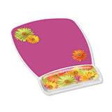 3M™ Fun Design Clear Gel Mouse Pad Wrist Rest, 6 4-5 X 8 3-5 X 3-4, Daisy Design freeshipping - TVN Wholesale