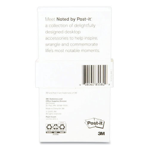 Noted by Post-it® Brand Acrylic Pen Tray, Holds 3 X 3 Note Pad, 3.5 X 6.5, Clear freeshipping - TVN Wholesale