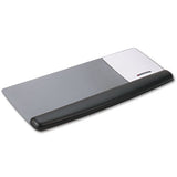 3M™ Antimicrobial Gel Keyboard Wrist Rest Platform, Black-gray-silver freeshipping - TVN Wholesale