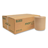 Morcon Tissue Morsoft Universal Roll Towels, 8" X 800 Ft, Brown, 6 Rolls-carton freeshipping - TVN Wholesale
