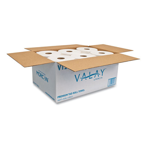 Morcon Tissue 10 Inch Tad Roll Towels, 1-ply, 10" X 550 Ft, White, 6 Rolls-carton freeshipping - TVN Wholesale