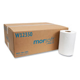 Morcon Tissue Morsoft Universal Roll Towels, 8" X 350 Ft, White, 12 Rolls-carton freeshipping - TVN Wholesale
