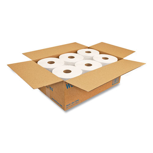 Morcon Tissue Morsoft Universal Roll Towels, 8" X 800 Ft, White, 6 Rolls-carton freeshipping - TVN Wholesale