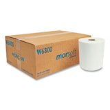 Morcon Tissue Morsoft Universal Roll Towels, 8" X 800 Ft, White, 6 Rolls-carton freeshipping - TVN Wholesale