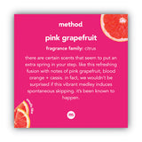 Method® Gel Hand Wash, Pink Grapefruit, 12 Oz Pump  Bottle, 6-carton freeshipping - TVN Wholesale