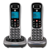 Motorola Mtrcd400 Series Digital Cordless Telephone With Answering Machine, 2 Handsets freeshipping - TVN Wholesale
