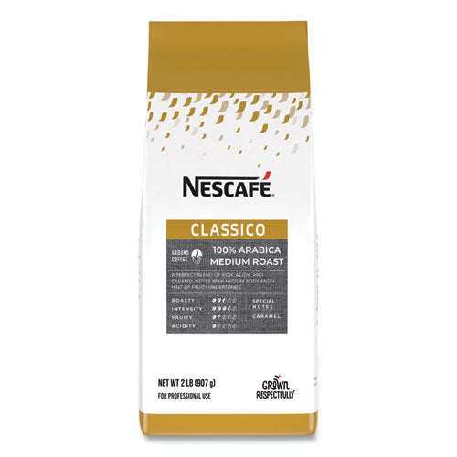 Nescafé® Classico 100% Arabica Roast Ground Coffee, Medium Blend, 2 Lb Bag freeshipping - TVN Wholesale