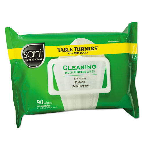 Sani Professional® Multi-surface Cleaning Wipes, 11 1-2 X 7, White, 90 Wipes-pack, 12 Packs-carton freeshipping - TVN Wholesale