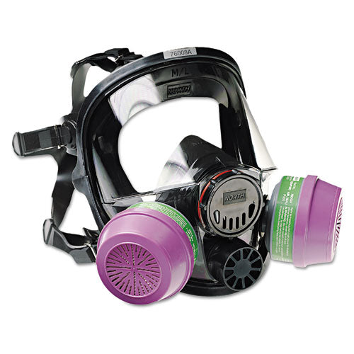 North Safety® 7600 Series Full-facepiece Respirator Mask, Medium-large freeshipping - TVN Wholesale