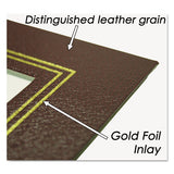 NuDell™ Leatherette Document Frame, 8-1-2 X 11, Burgundy, Pack Of Two freeshipping - TVN Wholesale