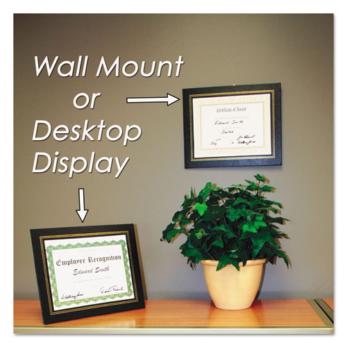 NuDell™ Leatherette Document Frame, 8-1-2 X 11, Burgundy, Pack Of Two freeshipping - TVN Wholesale