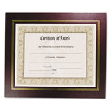 NuDell™ Leatherette Document Frame, 8-1-2 X 11, Burgundy, Pack Of Two freeshipping - TVN Wholesale