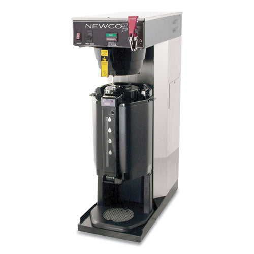 Newco Ace-ts Telescoping Plumbed-in Coffee Brewer, 12-cup, Stainless Steel-black freeshipping - TVN Wholesale